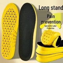 Advanced Shock-Absorbing Arch Support Insoles: High-Elastic, Anti-Odor, Sweat-Absorbent, Breathable, Thickened, and Soft for Maximum Comfort 35-36 gray