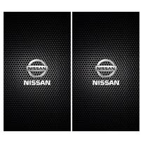 Automobilio emblemos centrinio statramsčio lipdukas Automobilio durų dekoratyviniai lipdukai Nissan Tiida Sylphy Teana X Trail T30 T32 Almera Qashqai J10 black