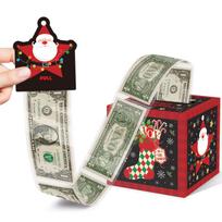 Christmas Surprise Money Box Cash Gift Merry Christmas Money Gift Box Card and Cash Holder Adult Gift Box 12*12*12 gray