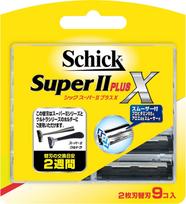 Schick Super II Plus X Replacement Blades (9 blades) white
