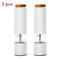 Modern Rechargeable Pepper And Salt Mill With Battery Powered Operation For Home Cooking balta