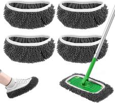 Reusable Microfiber Mop Pads for Swiffer Sweepers 4-Pack