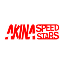 Akina Speed Stars, Initial D Racing Team Replica Vinyl Sticker Decal - JDM Drifting Car Accessories 20X5.5CM raudona