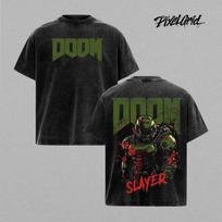 DOOM: The Dark Ages T-Shirt, Stand And Fight Doom Slayer Graphic Tee L black