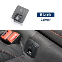 ISOFIX Cover & Base Mounting Bracket Child Seat Anchor Trim Cap For VW Magotan B8 2017-2025 3GD887187A 3GD887233A Cover gray