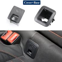 ISOFIX Cover & Base Mounting Bracket Child Seat Anchor Trim Cap For VW Magotan B8 2017-2025 3GD887187A 3GD887233A Cover Base
