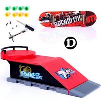 6-in-1 pirštų riedlentės „Pasidaryk pats“ riedlenčių parko rampų dalys „Tech Deck“ scenai Vieta Derinamas rinkinys Vaikams Namų žaislas patalpose red