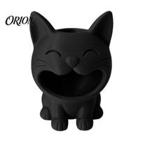 Decorative Pen Holder Gift 3D Printed Cat Shaped Candy Bowl, Cute Storage Container, Desktop Minimalist Desk Accessories Holder, Versatile Organizer juoda