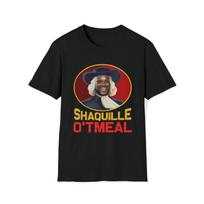 Shaquille Oatmeal Shaq ONeal Lakers Basketball Quaker Oats Funny Meme shirt L brown