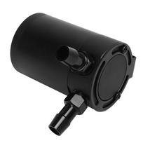 2 Port Oil Catch Can with Drain Valve 300ml Aluminum Alloy Universal Oil Catch Baffled Tank