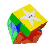 Qiyi Pentacle Cube Geometry-Shape Star Cube Stickerless Speed Cube Puzzles Magic Cubes Children Toy green