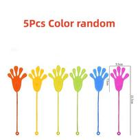 5-50 Pcs Kids Funny Sticky Hands Toy Palm Elastic Sticky Squishy Slap Palm Toy Kids Parent Child Interactive Party Toy Gift OneSize yellow
