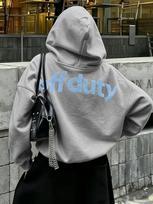 Unisex Sportinis Džemperis Ne Darbo Metu Drąsus Raidės Slogan Spaudinys Vyno Raudonumo Per dydį Megztinis Streetwear Džemperis Pavasaris Ruduo S gray