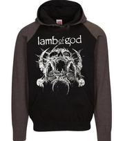 Lamb of God BAND HOODIES (Multiple Variations of Colors) MEN's SIZES L black