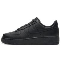 Nike Womens Air Force 1 '07 'Triple Black' (women's sizes) Black / Black / Black / Black Skate Shoes DD8959 001 41.0 gray