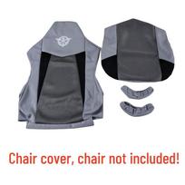 Namų interneto kavinės e-sporto kėdės užvalkalas su porankiu ir atlošu Backrest Height 80-88 cm gray