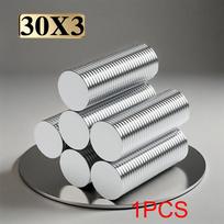 30x3mm imans Refrigerator magnets for DIY Office Whiteboard Workshop Suitable Tools Home Workplace gray