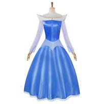 Helovino Sniego Karalaitės Princesės Kostiumas, Suaugusiųjų Didelis Dydis Rožinis Mėlynas Princesės Suknelė COSPLAY Metinis Susitikimo Kostiumas XXXL mėlyna