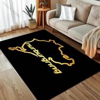 Įvairių dydžių Nurburgring F1 tarptautinės trasos kilimas svetainei, namų dekoravimui, neslystantis grindų kilimėlis miegamajam, didelio ploto kilimai 90x130cm