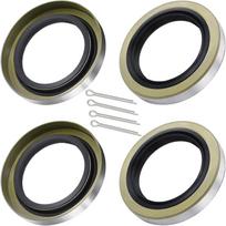 4Pcs Trailer Axle Hub Wheel Grease Seals with 4Pcs Cotter Pins Replace for Dexter 010-019-00 (10-19) Transcom 171255TB National 473336 gelsvai ruda