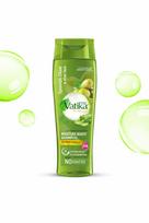 Dabur Vatika Bio-Infusions Moisture Boost Shampoo | Spanish Olive & Aloe Vera | 2% Plant Hyaluron + Hyaluronic Acid | 72 Hrs Hydration Boost | Deep green