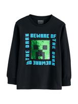Next Marškinėliai 'Minecraft' šviesiai mėlyna / žolės žalia / šviesiai žalia / juoda