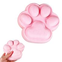 Jumbo Cat Paw Squishy Toy Slow Rising Squeeze Stress Reliever Soft Fidget Ball Kids Adults Party Favor Gift white