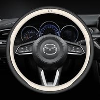 Anglies pluošto odos automobilio vairo apdangalas, skirtas Mazda 3 5 6 SKYACTIV Axela Atenza CX30 CX5 CX8 CX9 MX5 RX8 RX7 BT50 Priedai