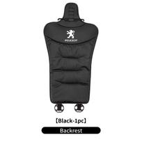 Velvetinis automobilio sėdynės užvalkalas Priekinės galinės sėdynės pagalvėlė Atlošo apsauginis kilimėlis Peugeot 407 508 2008 5008 307 308 3008 206 207 208 107