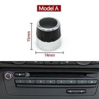 Car Dashboard Multimedia CD Player Radio Audio Volume Rotary Switch Knob For BMW 1 3 Series E90 E81 E82 E87 E88 2005-2012