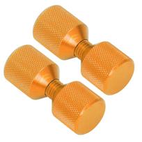 2 vnt. Flanšo išlygiavimo kaiščiai Anoduotas aliuminis 1–1 8 colio Flanšo dvigubo skylės kaiščių rinkinys 0,5–14 colių 150LB flanšams orange