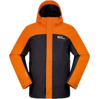Jack Wolfskin Waterproof And Windproof 3-in-1 Windbreaker Jacket Men's 5118356 M black