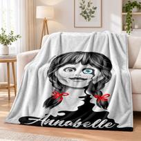 The Conjuring Annabelle flanelinis pledas Minkštas šiltas jaukus sofai lovai patalpų namų miegamojo naudojimui 80cmx120cm