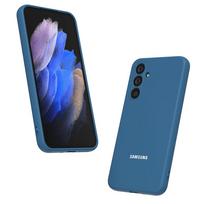 For Samsung Galaxy A17 A57 A56 A55 A54 37 36 35 34 27 26 25 24 23 18 16 15 14 05S 06 Case Liquid Silicone Phone Back Cover Funda jūros mėlyna spalva