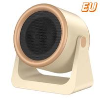 Mini Desktop Heater Fast Warm Low Noise Energy Saving Overheat Protection Small Warmer for Home Dorm Office EU smėlis