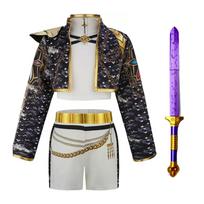 K-POP Kostiumas Vaikams Dainininkės Cosplay Mergaitės Suknelė Gimtadienio Šventei Helovinui Karnavalui Size150(140-150cm) black
