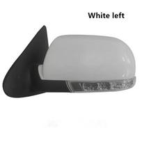 Automobilių priedai Sulankstomas šoninis galinio vaizdo veidrodėlis Hyundai Santa Fe 2.4L 2.7L 2007 2008 2009 2010 2011 2012 8 PIN su lempute White left gray