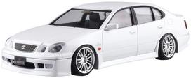 Aoshima Bunka Kyozai The Tuned Car Series 75 Toyota VERTEX JZS161 Aristo 2000 Plastic Model Kit 1/24 No. (Molded Color) gray