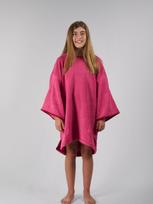 Pacifique Sud Vonios chalatas 'Poncho Surf' tamsiai rožinė