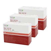 500COSMETICS BUST PILLS, kapsulės krūtims stangrinti ir didinti Unique balta/ruda