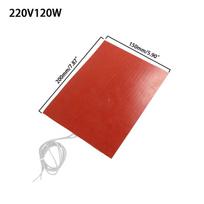 5V 12V 24V 220V Silikoniniai šildymo kilimėliai Universalus variklio šildytuvas Automobilio alyvos karterio šildymo kilimėlis Šildoma lovos plokštė Šildymo priedai 220V-20*15cm