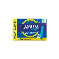 Tampax Compak Regular Tampons 38ct