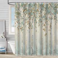 Dušo užuolaida Vandeniui atspari ir atspari pelėsiui 3D skaitmeninė spauda Augalų akmenų spauda Dušo vonios kambario pertvara shower curtain 90*90