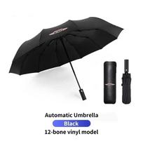 -Automatinis sulankstomas skėtis nuo saulės priedai automobiliui MINI WORKS Cooper R56 F50 F55 F56 R50 R53 R55 R57 R58 R59 R60 JCW juoda