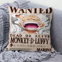 Anime One P-Piece L-Luffy-Zoro Pagalvės Dovanų Namų Biuro Dekoras Miegamojo Sofos Automobilio Pagalvės Užvalkalas Dėklas 45x45 50cmx50cm