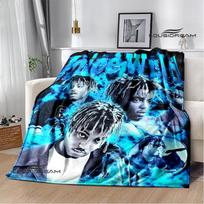 3D reperis Juice Wrld 999 Retro spausdinti pledai Flanelinis šiltas pledas Minkštas jaukus pledas Kelioniniai pledai lovos užtiesalai Gimtadienio dovana 75x90cm