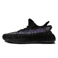 adidas Originalūs Yeezy Boost 350 V2 Baby's Breath Galaxy Audinys Amortizacija Kvėpuojantys Žemi Laisvalaikio Batai Unisex HQ4540(Team499--) 39⅓ black
