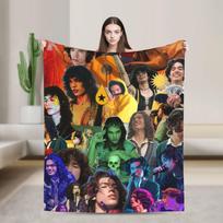 Conan Gray Antklodė Minkšta Šilta Naujoviška Pliušinė Mėtoma Antklodė Svetainei Kempingui Flanelinė Paklodė Lovos Užvalkalas 75x90cm black