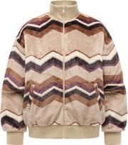 Ragwear Flisinis džemperis smėlio spalva / kremo / ruda / vyno raudona spalva