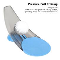 Pressure Putt Trainer Blue Anti Slip Collapsible Light Portable Stable Pressure Putt Training Aid for Golfing Indoor gray